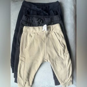 ZARA Bundle baby/toddler unisex ribbed sweatpant joggers and zip pocket joggers